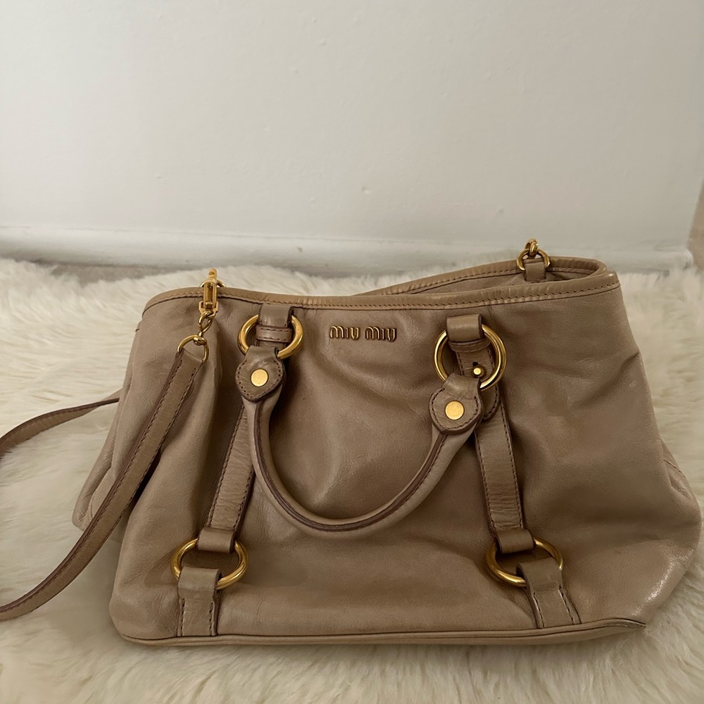 Miu Miu Beige Crossbody Bag And Wallet Only For $… - image 3
